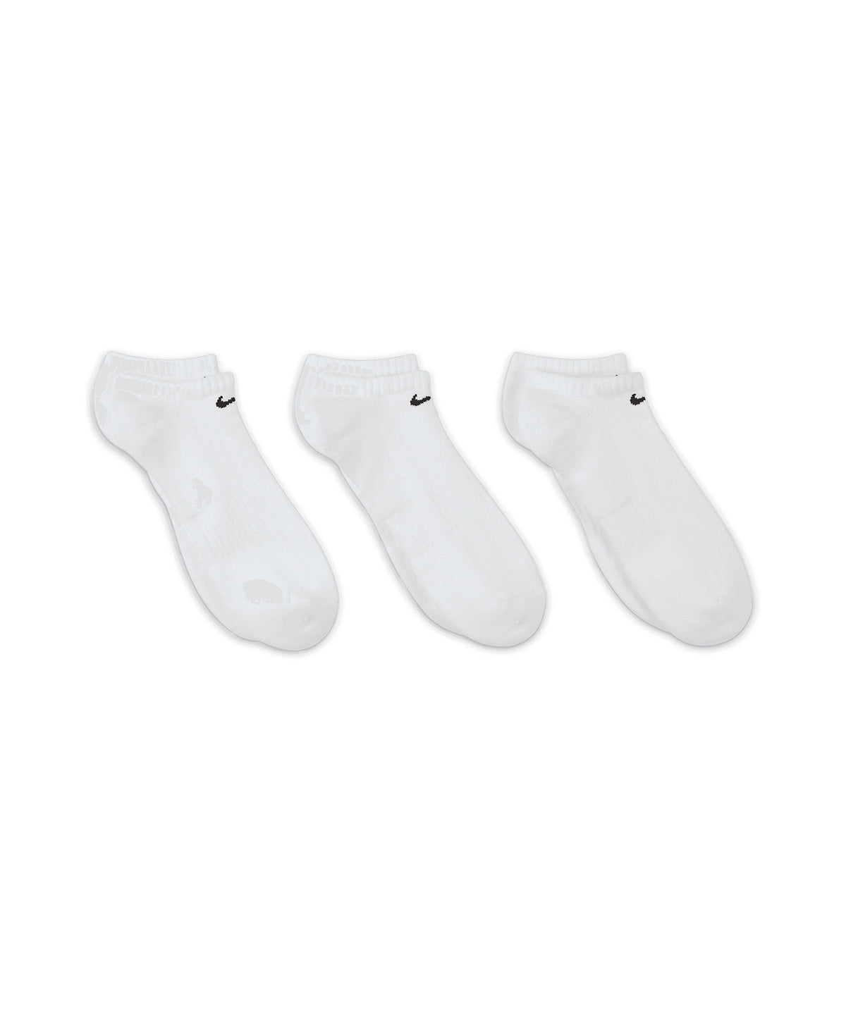 Everyday cushioned no show socks 3 pairs - NK360 - White M - Customisable Socks