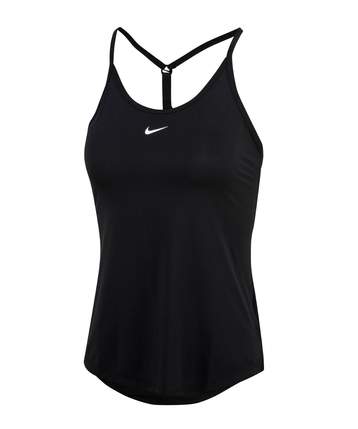 Nike Womens One Dri FIT Elastika standard fit tank NK375 - Black White XXS - Customisable T-Shirt