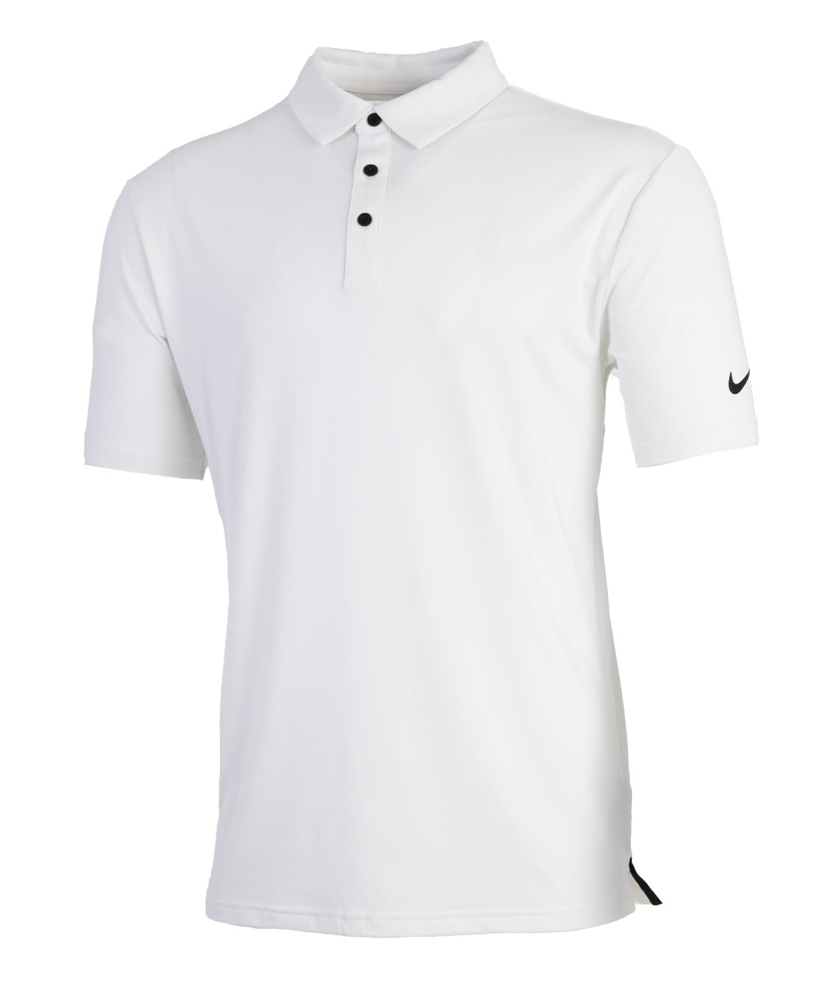 Nike Dri-FIT Tour solid polo - NK420 - White Black - Customisable Polos