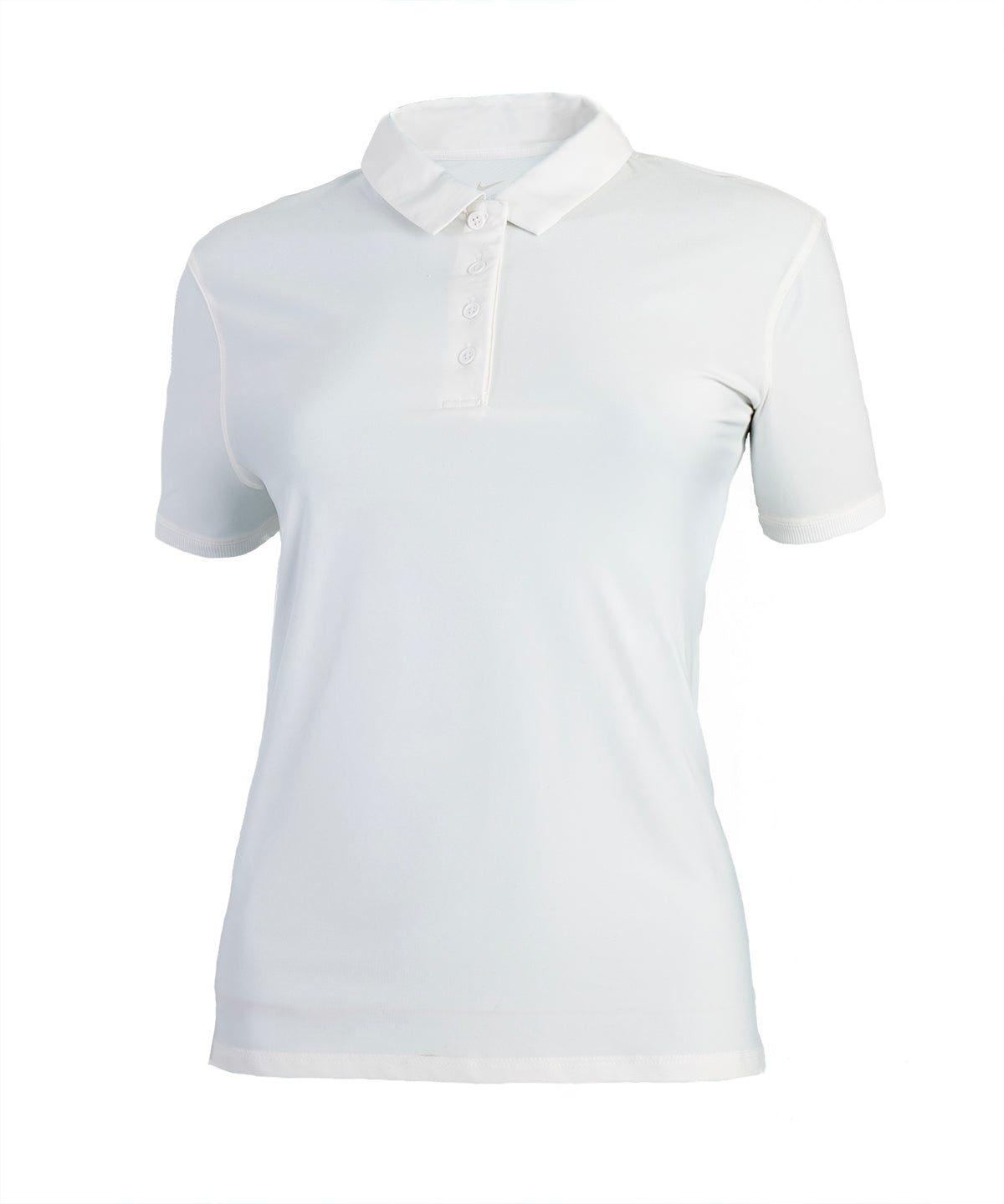 Women’s Nike Dri-FIT Victory short sleeve polo - NK421 - White Black - Customisable Polos