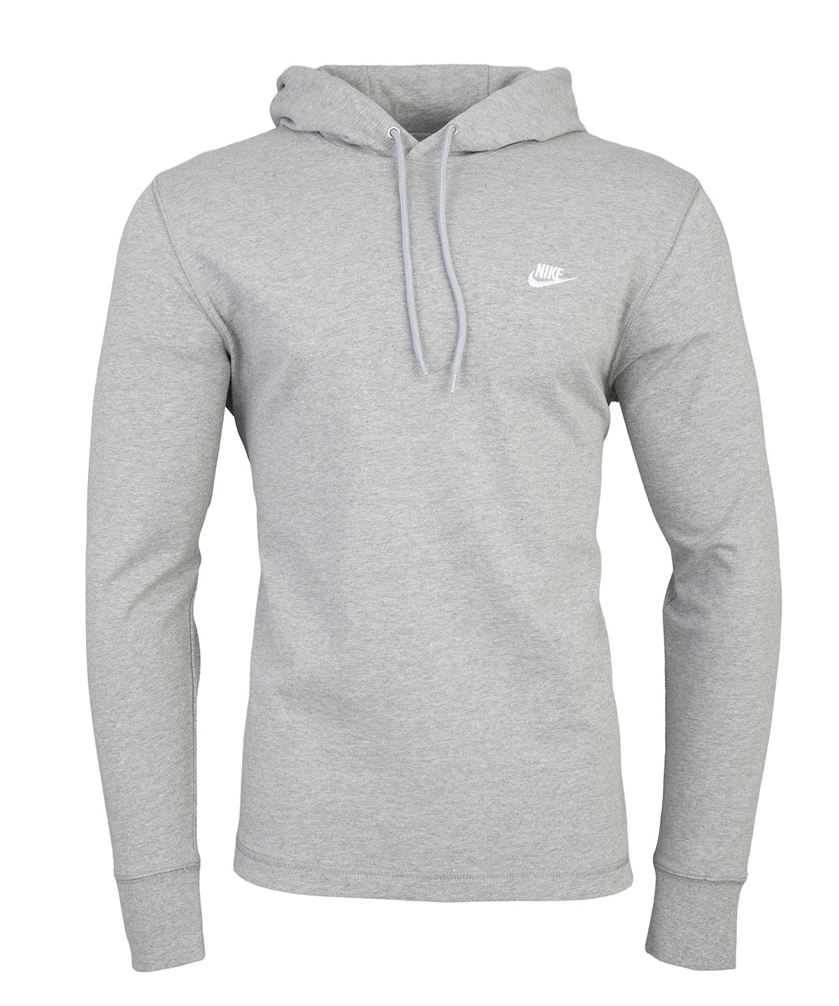 Nike Club knit hoodie - NK425 - Dark Grey Heather Light Smoke Grey White - Customisable Hoodies