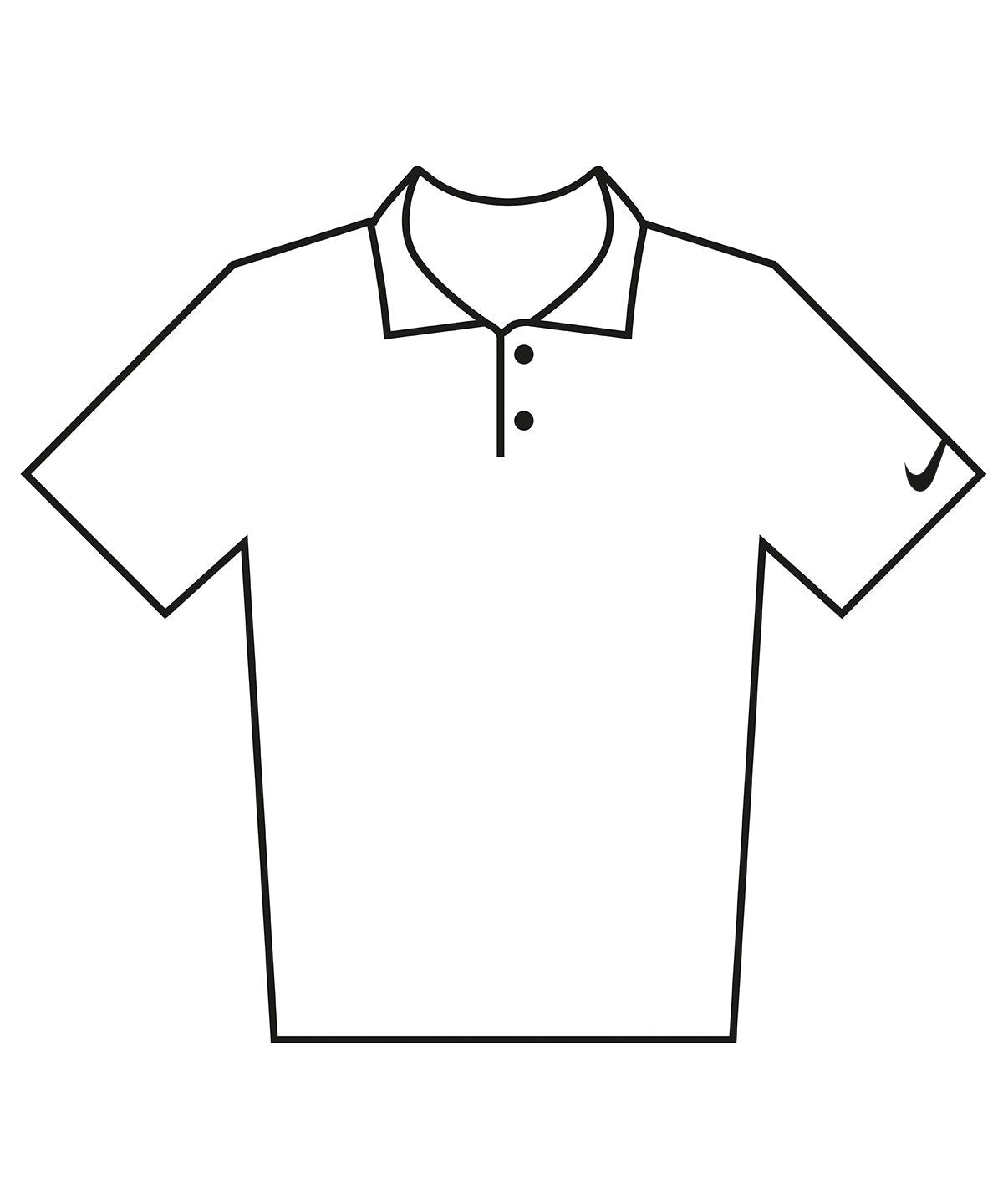 Velocity solid polo - NK430 - White Black - Customisable Polos