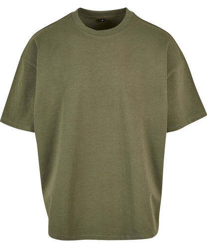 New Morning Studios Heavy Jersey oversized tee NM004 - Olive - Customisable T-Shirt
