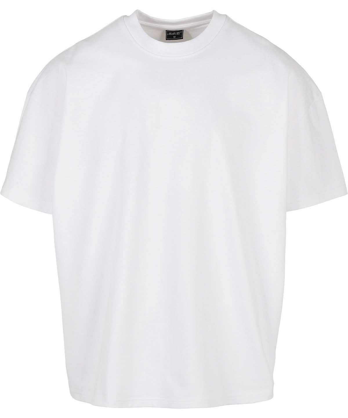 New Morning Studios Heavy Jersey oversized tee NM004 - White - Customisable T-Shirt