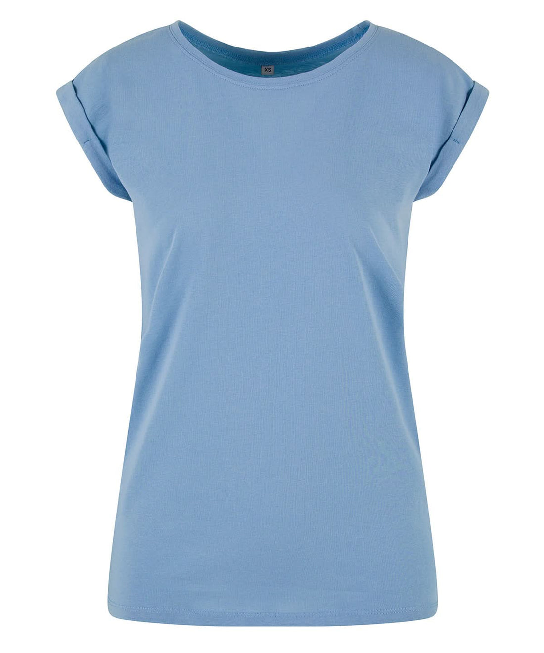 New Morning Studios Womens regular extended shoulder tee Powder Blue NM007 - Powder Blue - Customisable T-Shirt