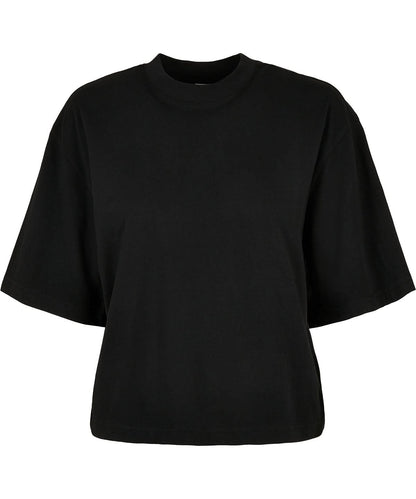 New Morning Studios Womens oversized tee NM008 - Black - Customisable T-Shirt