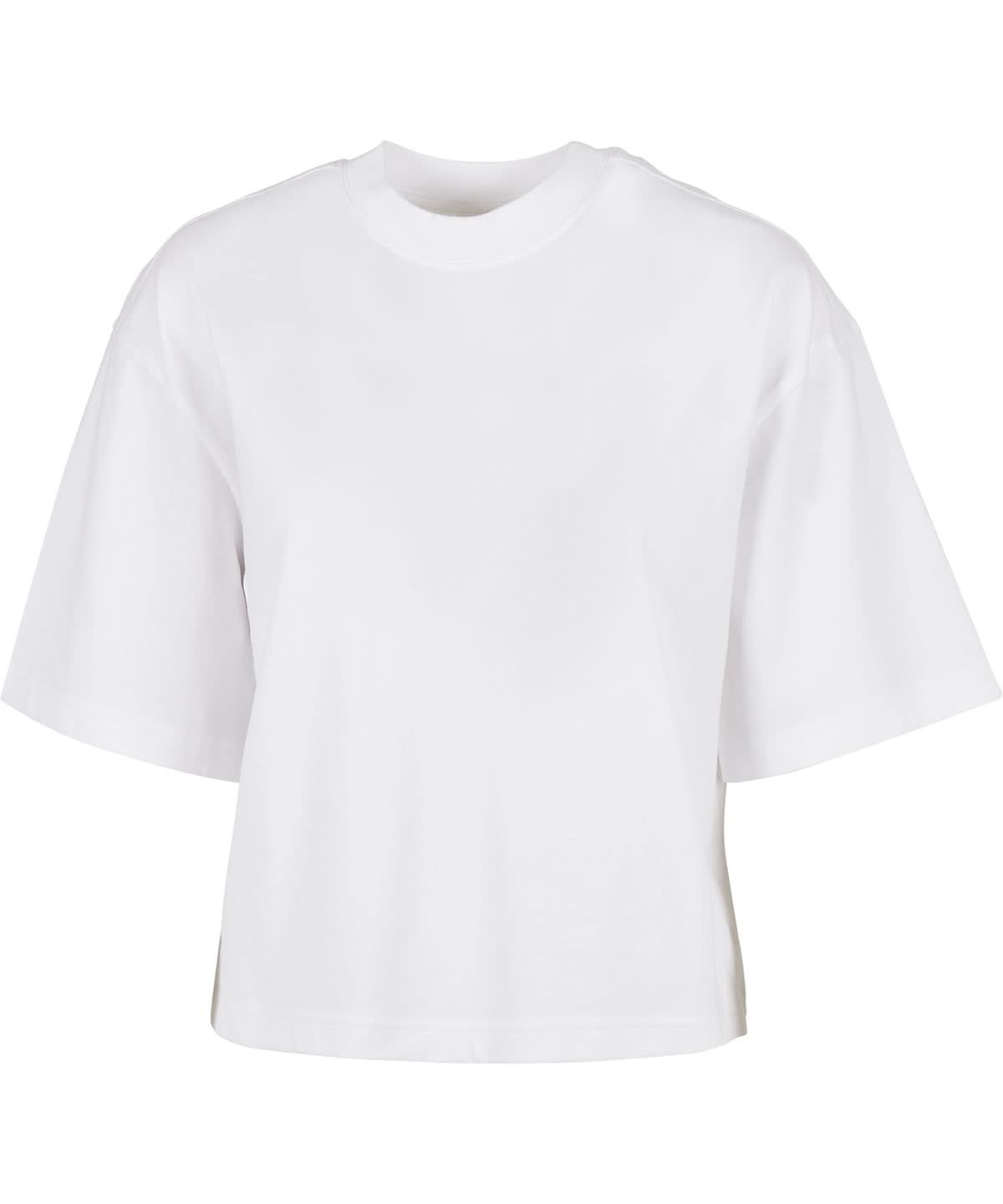 New Morning Studios Womens oversized tee NM008 - White - Customisable T-Shirt