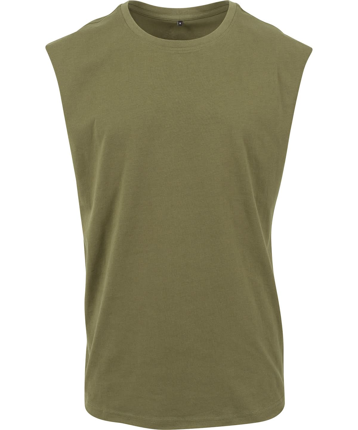 New Morning Studios SleeveleShort Sleeve tee NM016 - Olive - Customisable T-Shirt