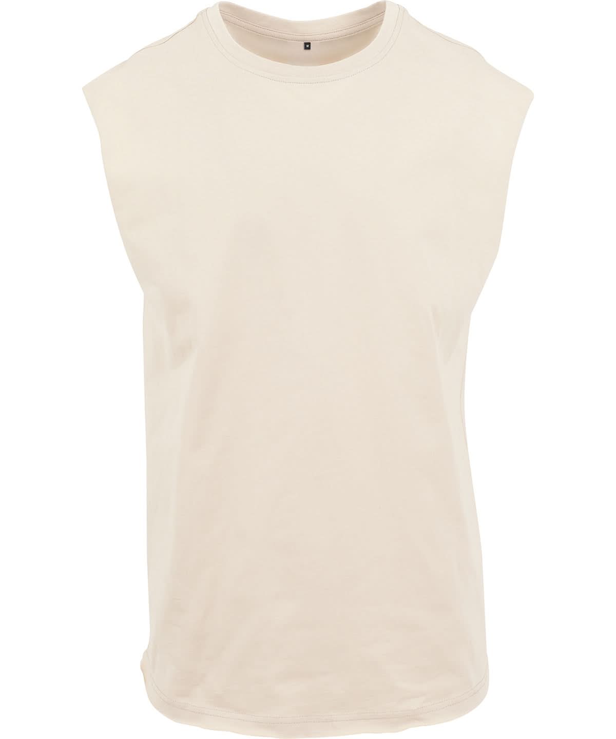 New Morning Studios SleeveleShort Sleeve tee NM016 - Sand - Customisable T-Shirt