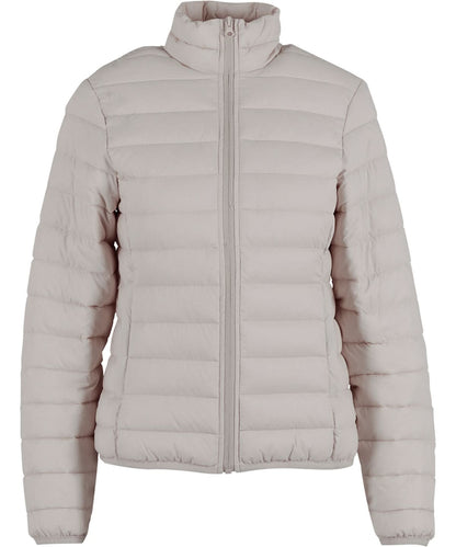 New Morning Studios Womens light puffer jacket NM030 - Light Asphalt - Customisable Jacket