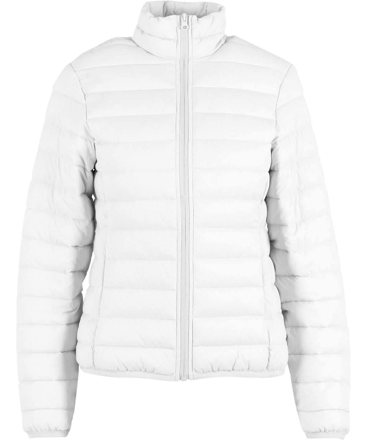 New Morning Studios Womens light puffer jacket NM030 - White - Customisable Jacket