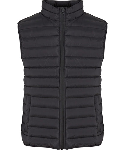 New Morning Studios Womens light puffer vest NM032 - Black - Customisable Bodywarmers