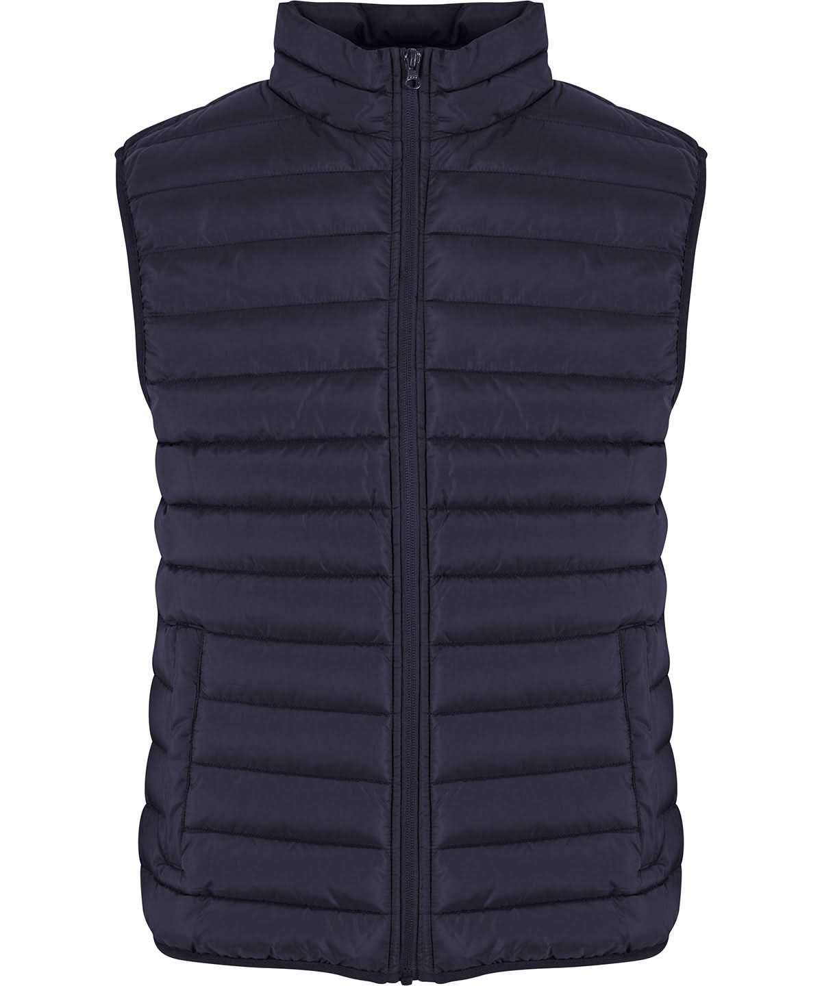 New Morning Studios Womens light puffer vest NM032 - Navy - Customisable Bodywarmers