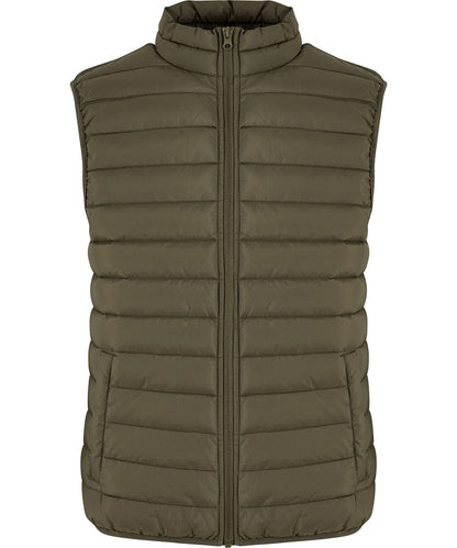 New Morning Studios Womens light puffer vest NM032 - Olive - Customisable Bodywarmers