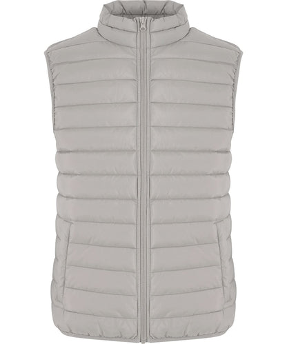 New Morning Studios Light puffer vest NM033 - Light Asphalt - Customisable Bodywarmers