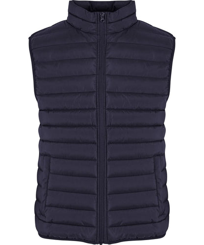 New Morning Studios Light puffer vest NM033 - Navy - Customisable Bodywarmers
