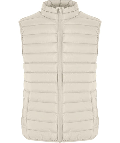 New Morning Studios Light puffer vest NM033 - Sand - Customisable Bodywarmers