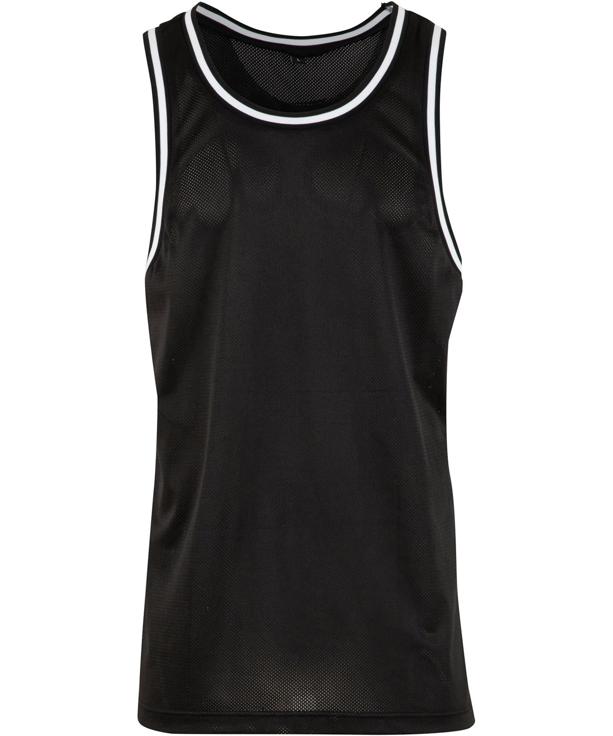Mesh tank top - NM034 - Black - Customisable Vests (t-shirt)