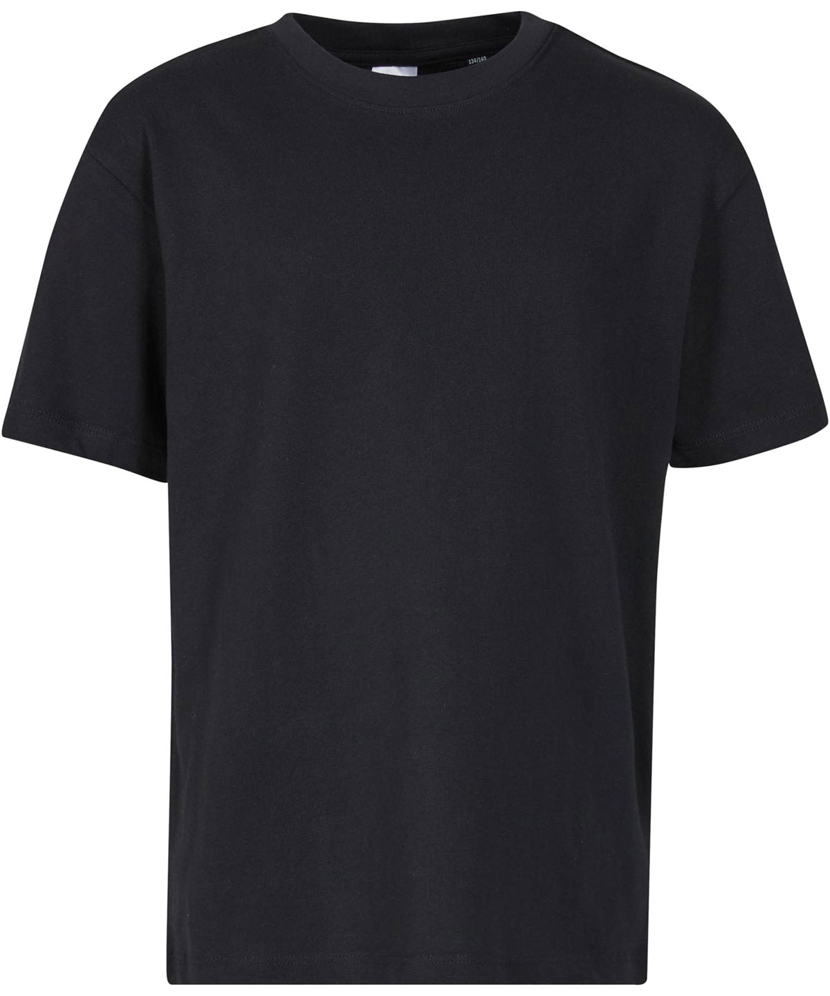Kids oversized tee - NM03B - Black - Customisable T-Shirts