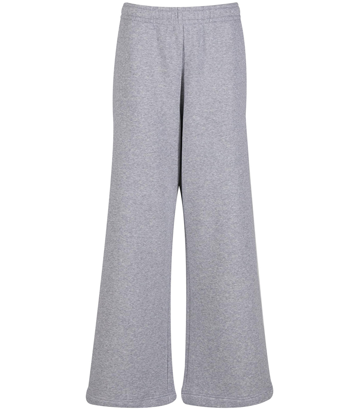 Women’s wide-leg sweatpants - NM048 - Heather Grey - Customisable Sweatpants
