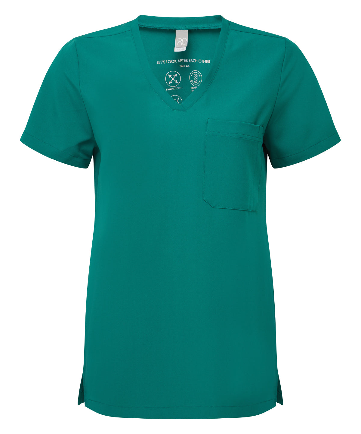 Women’s Limitless Onna-stretch tunic - NN300 - Clean Green - Customisable Tunics