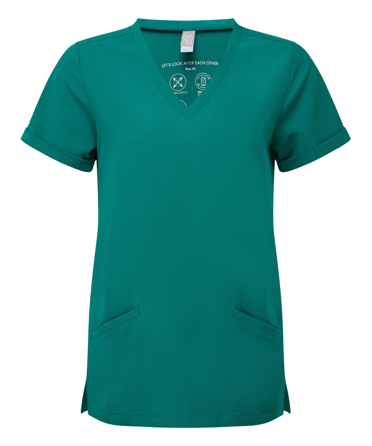Women’s Invincible Onna-stretch tunic - NN310 - Clean Green - Customisable Tunics