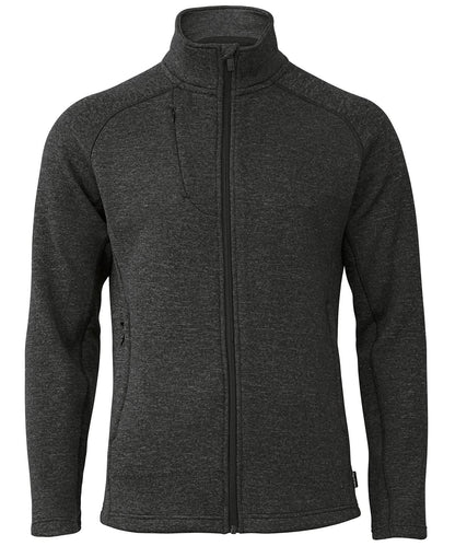 Nimbus Montana knitted fleece jacket NP08M - Dark Grey Melange - Customisable Jacket