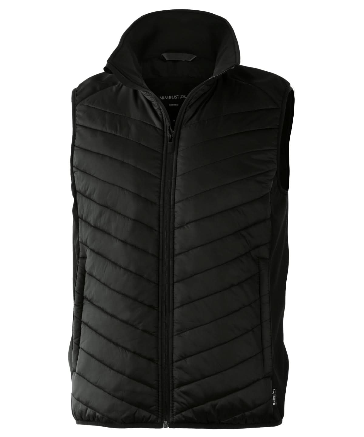 Nimbus Benton versatile hybrid vest NP10M - Black - Customisable Bodywarmers