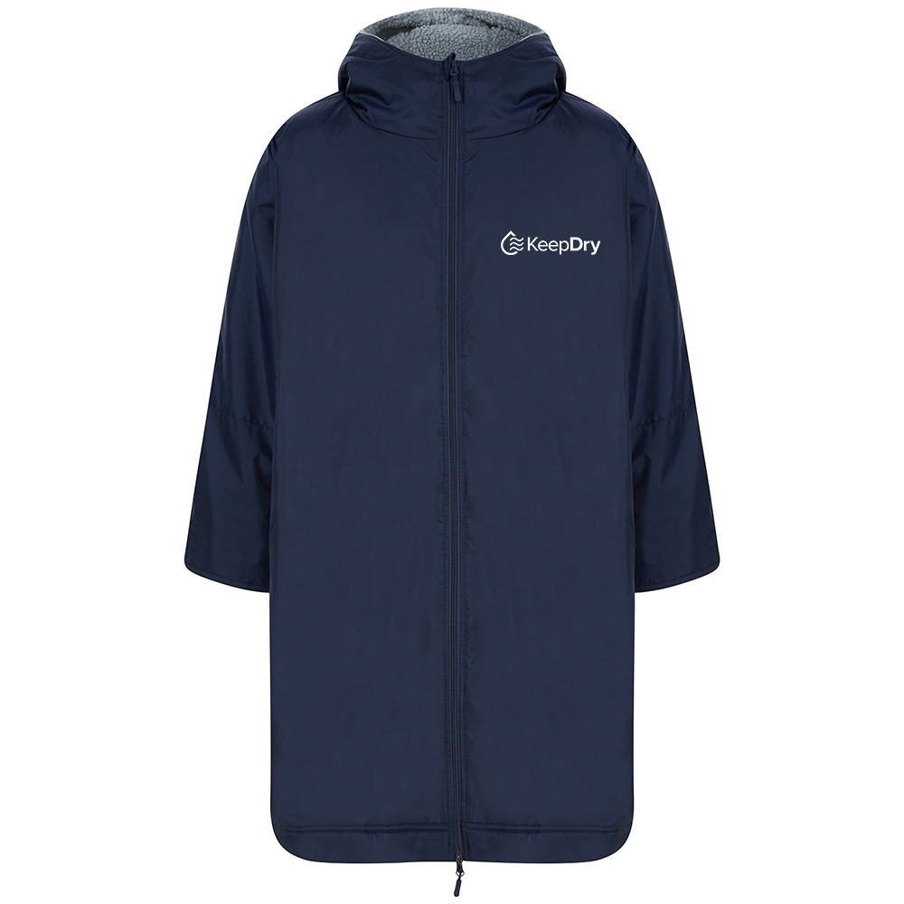 KeepDry - All Weather Dry Robe - Kids - Navy - Customisable Jacket
