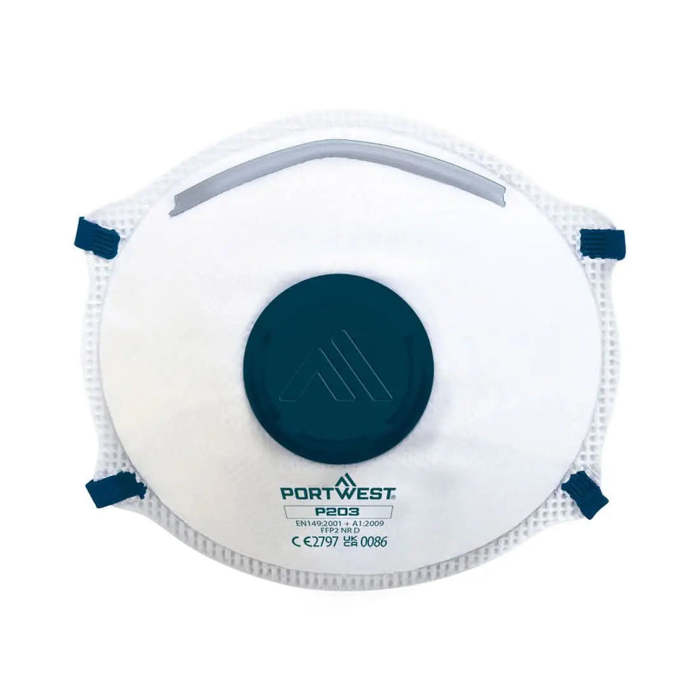 Ffp2 Valved Dolomite Respirator (Pk10) - P203