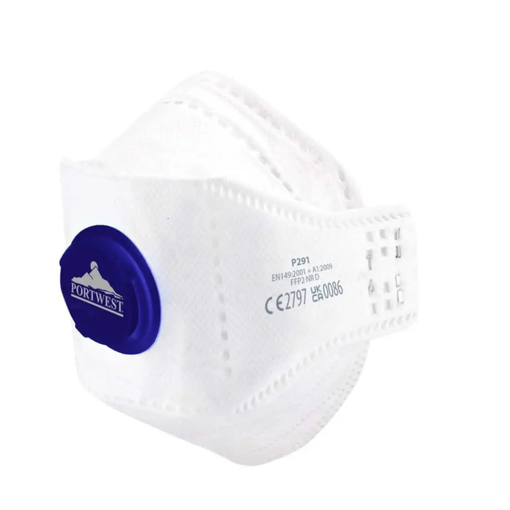 Eagle Ffp2 Valved Dolomite Fold Flat Respirator (Pk10) - P291