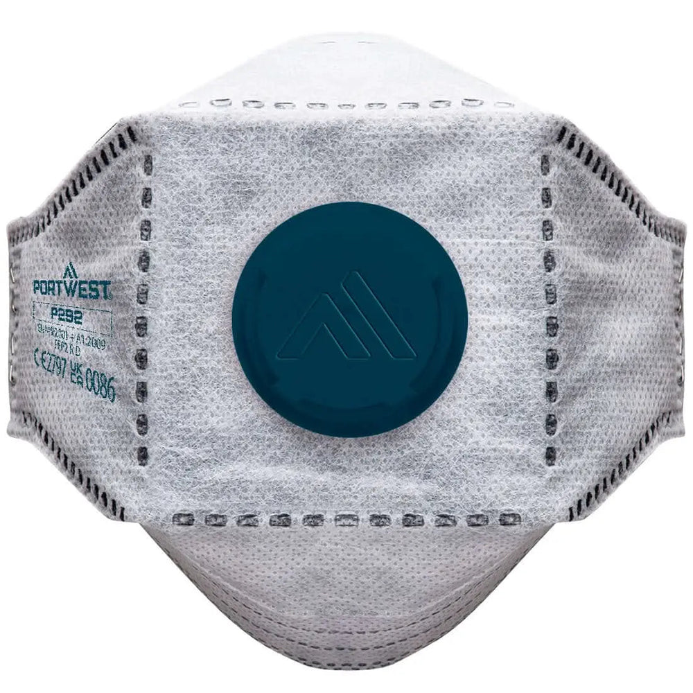 Eagle Ffp2 Valved Carbon Fold Flat Respirator (Pk10) - P292