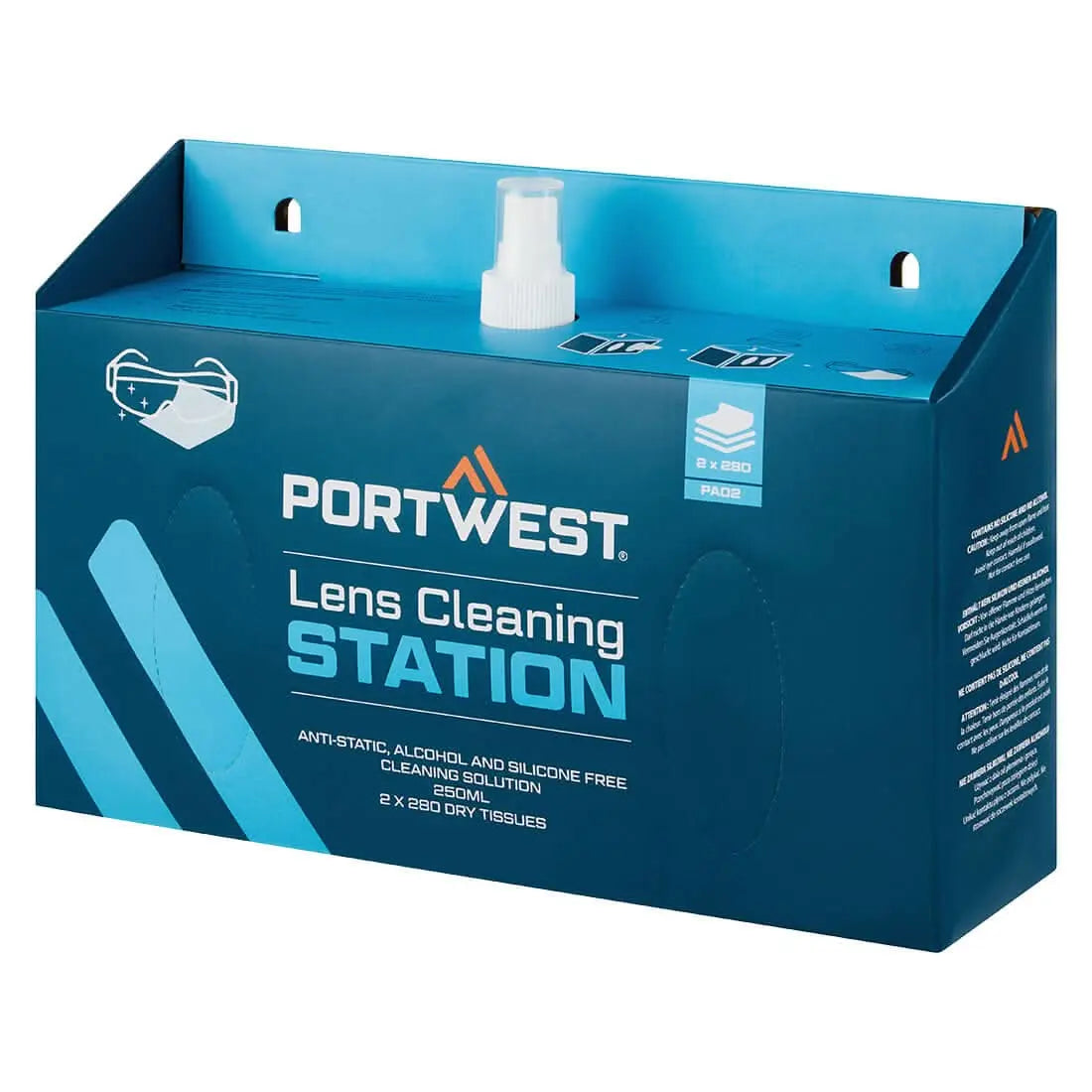 Lens Cleaning Station Pa02 - White - Customisable Eye Protection Accessories