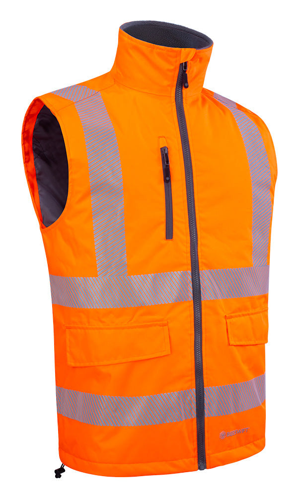 Beeswift Mens Bodywarmer - Orange - Customisable Bodywarmers