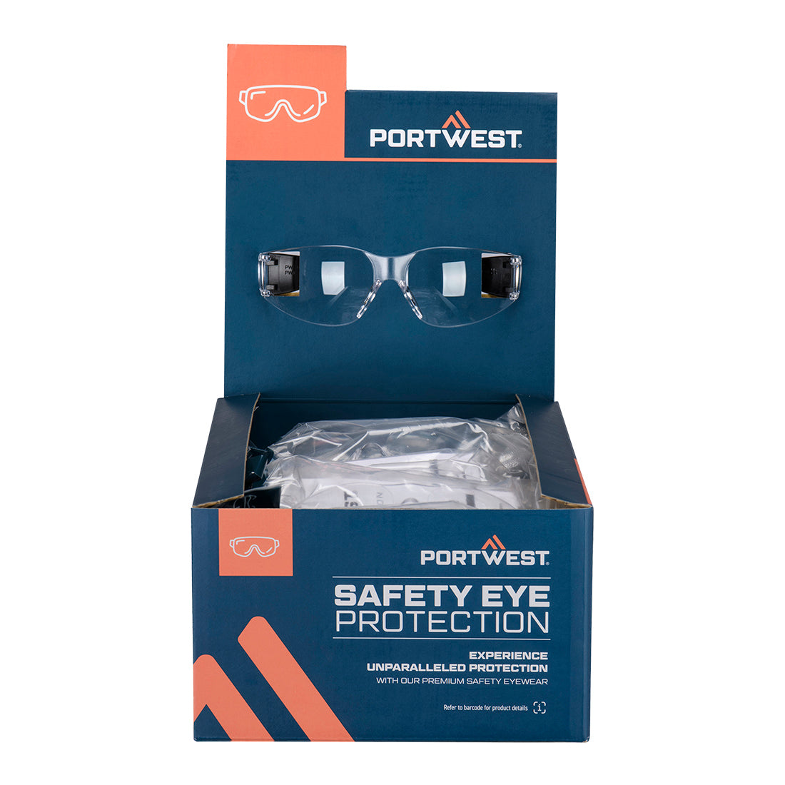 Retail Ready Pw32 Glasses Pk12 - PM32 - Clear R - Customisable