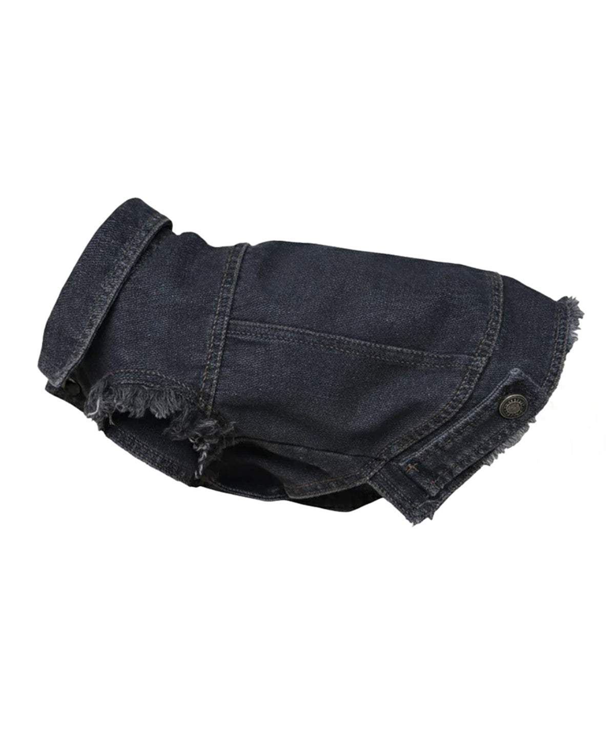 Dog’s denim jacket - PP003 - Black - Customisable Dog Jackets