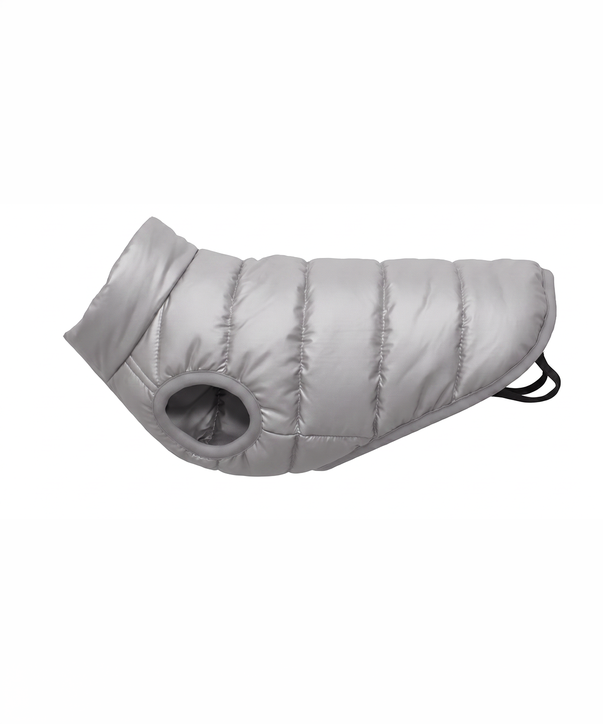 Dog’s puffer jacket - PP004 - Grey - Customisable Dog Jackets