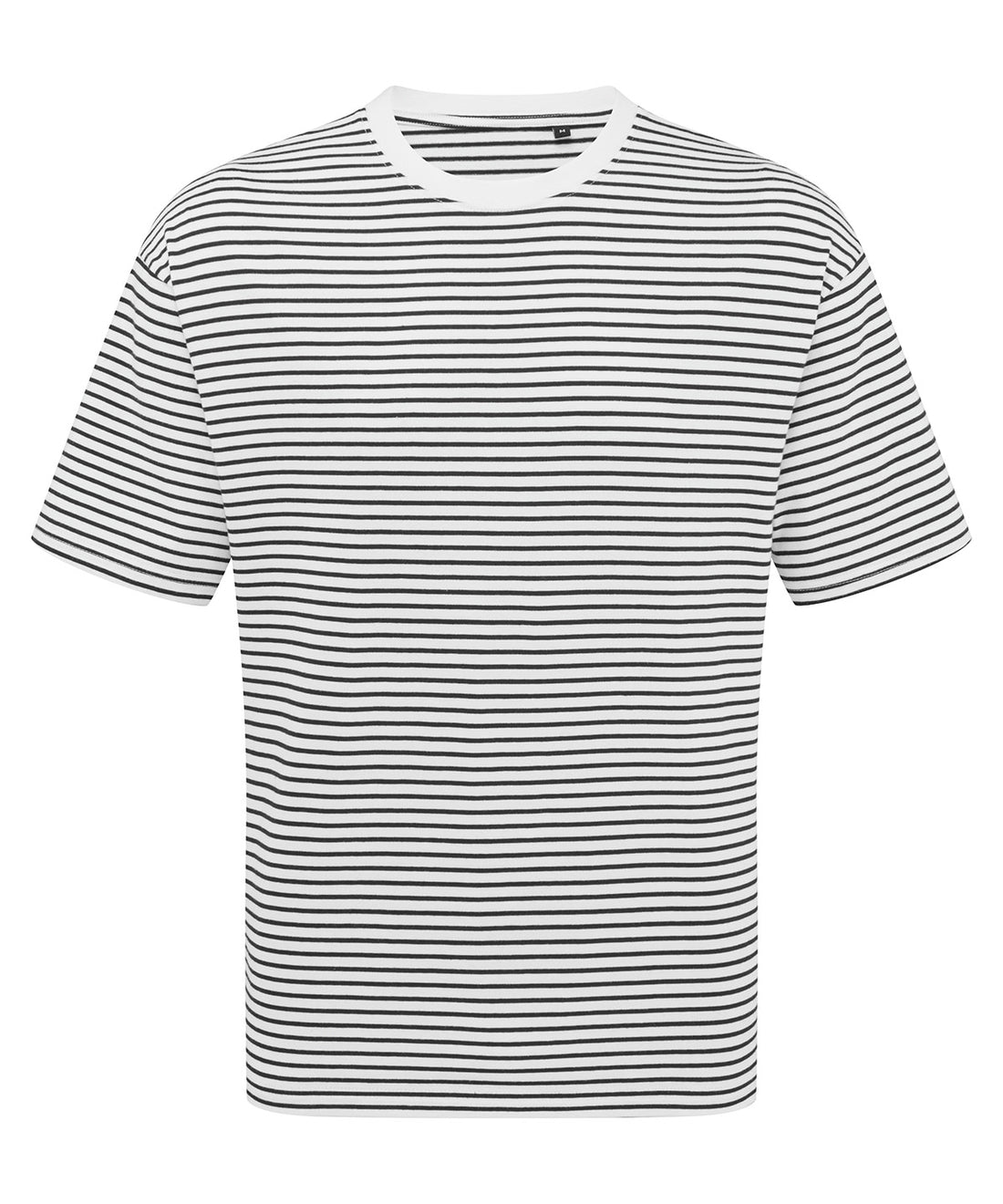 ‘Utility 2.0’ oversized t-shirt - PR020 - Black White Stripe - Customisable T-Shirts