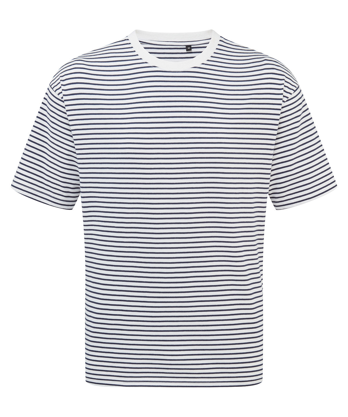 ‘Utility 2.0’ oversized t-shirt - PR020 - Navy White Stripe - Customisable T-Shirts