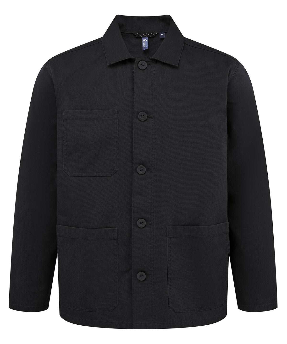 ‘Utility 2.0’ chore jacket - PR022 - Stay Black - Customisable Jackets