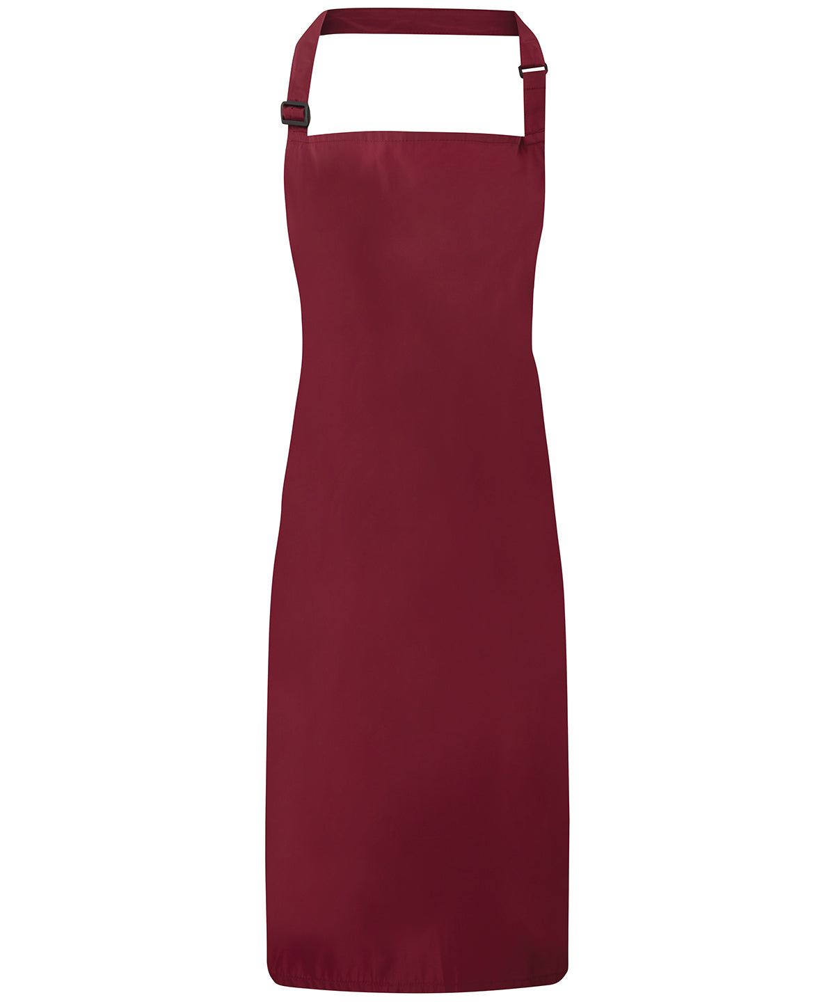 Waterproof bib apron - PR115 - Burgundy One size - Customisable Aprons