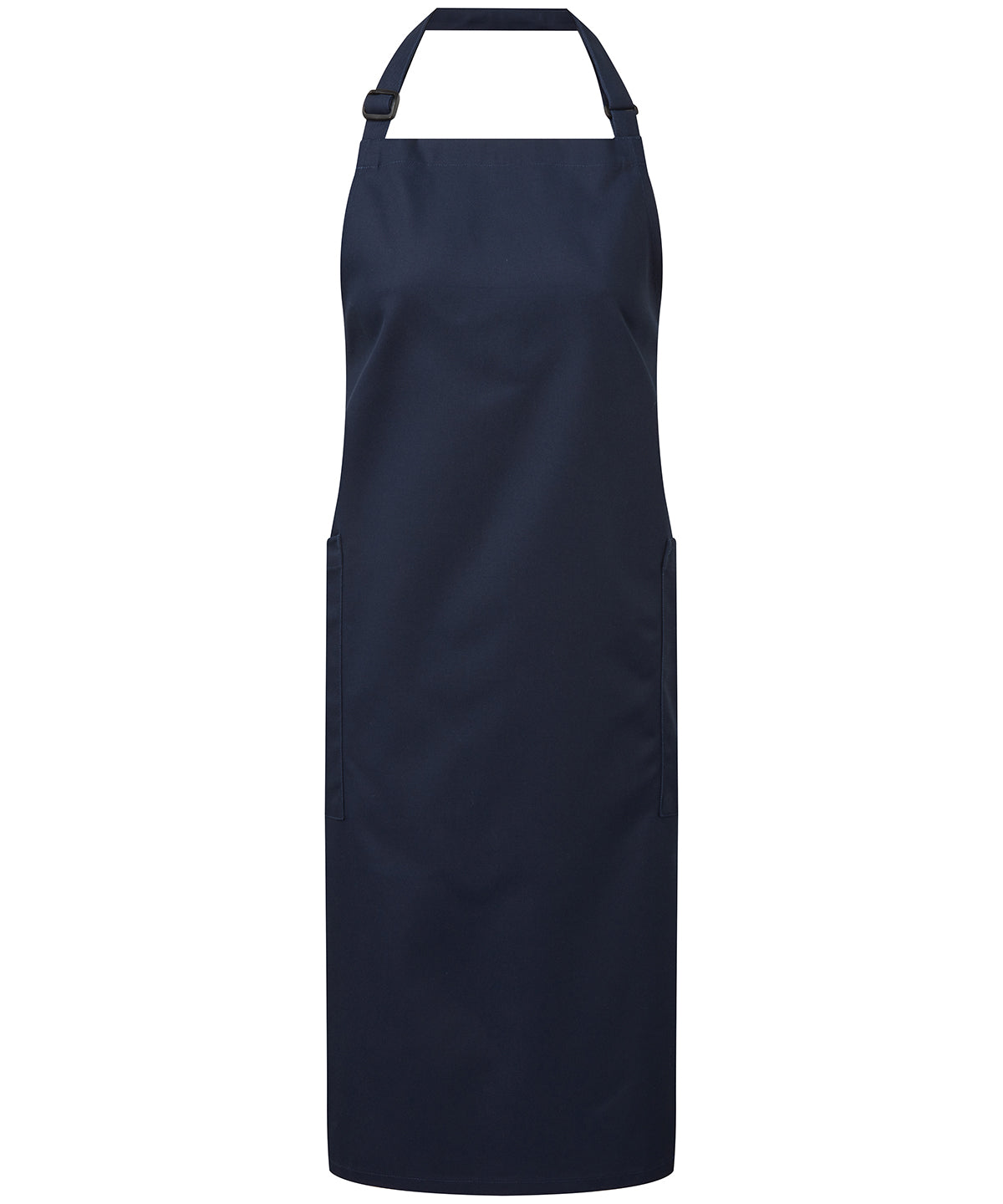 Recycled Polyester &amp; Organic Cotton Apron - PR120 - Navy One size - Customisable Aprons