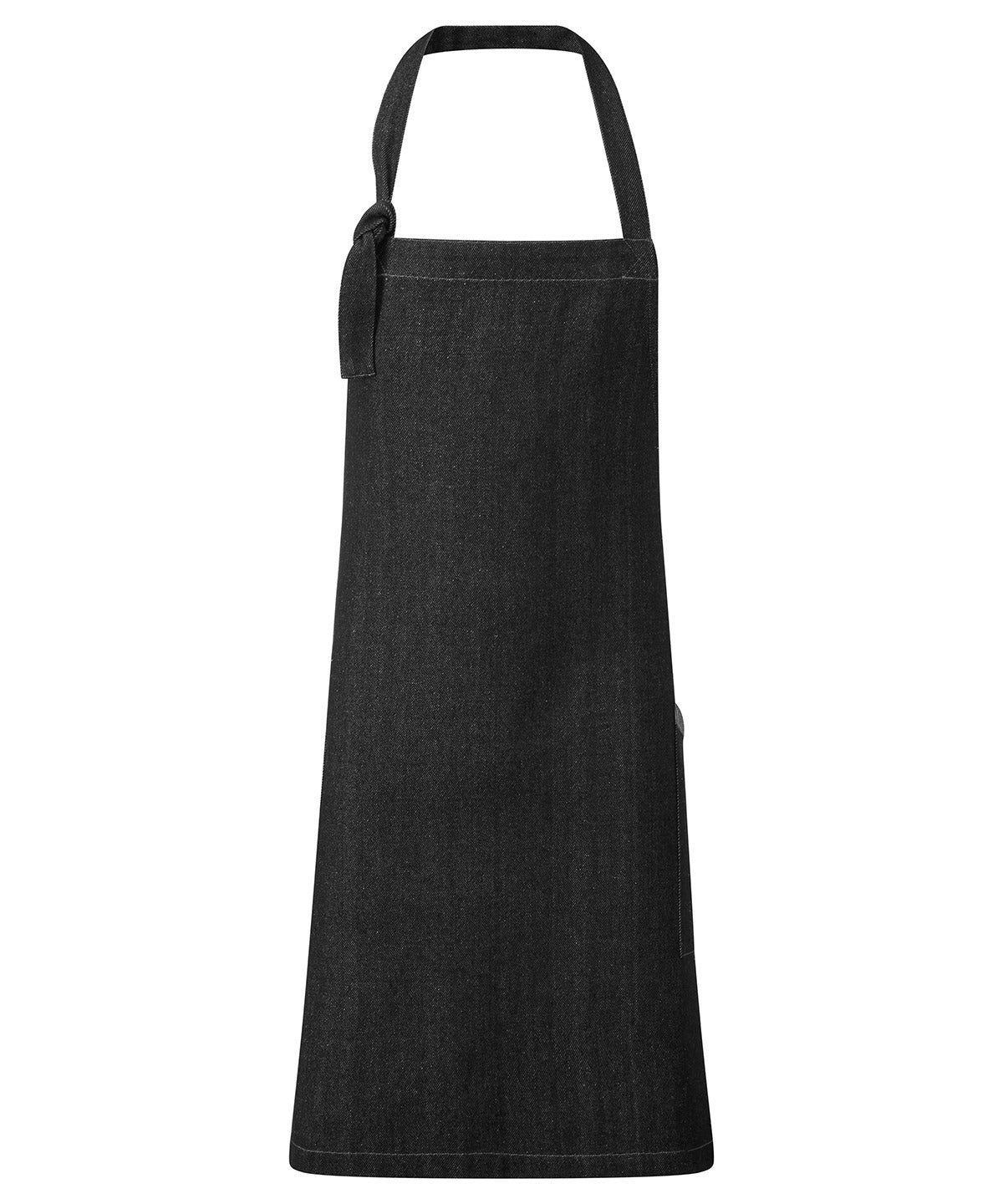 ‘Regenerate’ Bib Apron - PR122 - Black Denim One size - Customisable Aprons