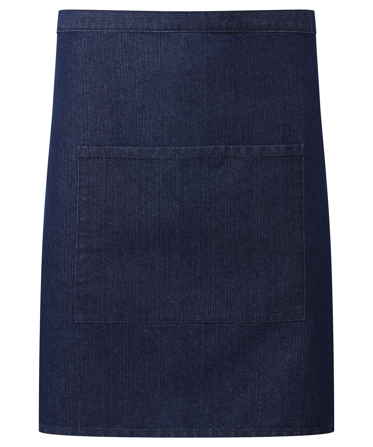 ‘Colours collection’ mid-length pocket apron - PR141 - Indigo Denim One size - Customisable Aprons