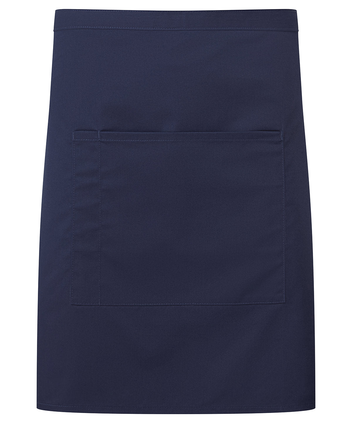 ‘Colours collection’ mid-length pocket apron - PR141 - Navy One size - Customisable Aprons