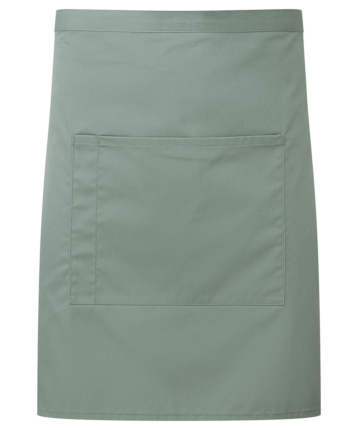 ‘Colours collection’ mid-length pocket apron - PR141 - Sage One size - Customisable Aprons