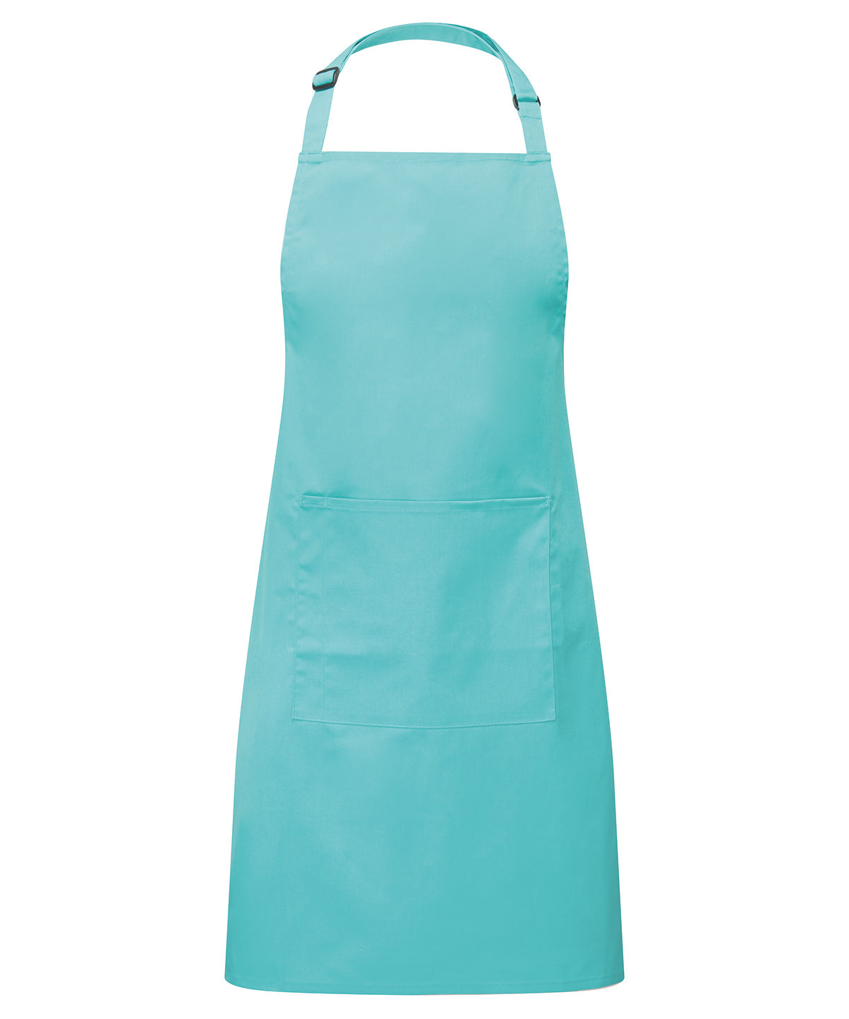 12 x Popular Bib Aprons with Pocket + Free Logo - Duck Egg One size - Customisable Bundle