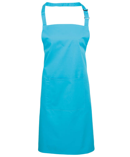 12 x Popular Bib Aprons with Pocket + Free Logo - - Customisable Bundle