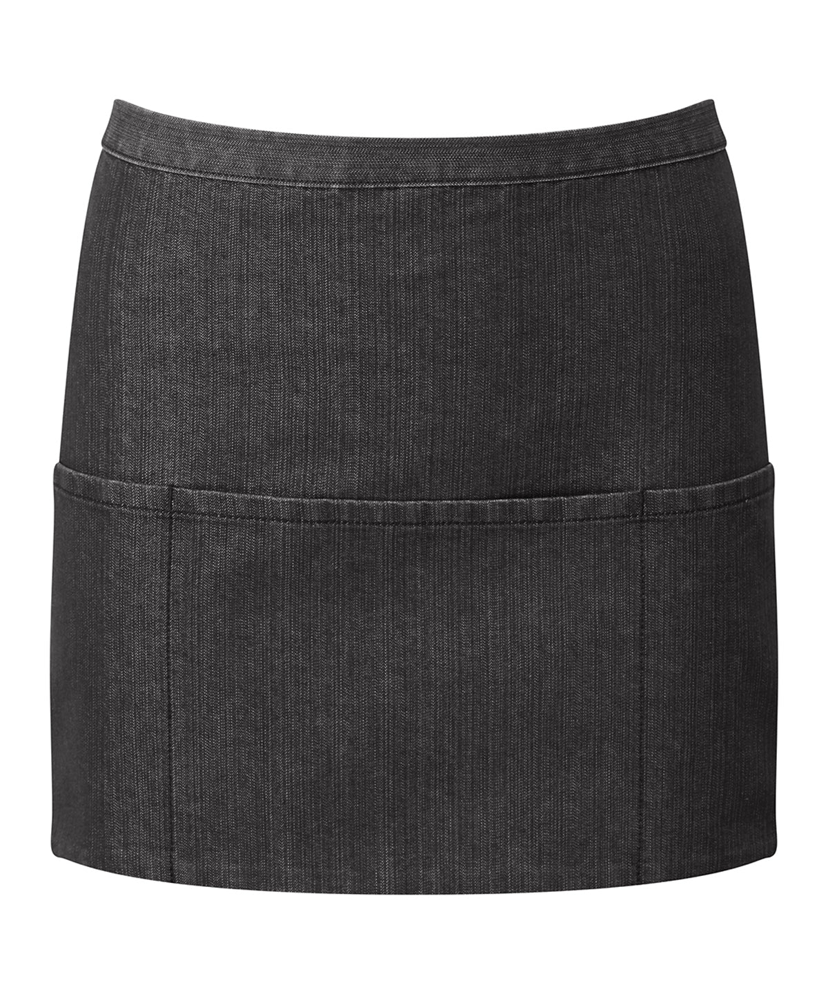 Colours 3-pocket apron - PR155 - Black Denim One size - Customisable Aprons