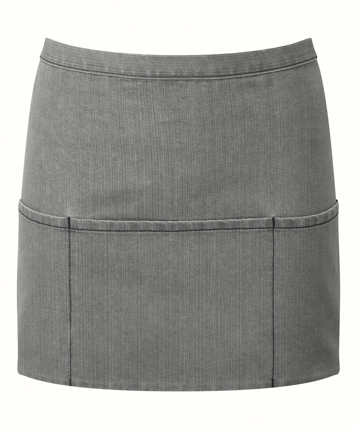 Colours 3-pocket apron - PR155 - Grey Denim One size - Customisable Aprons